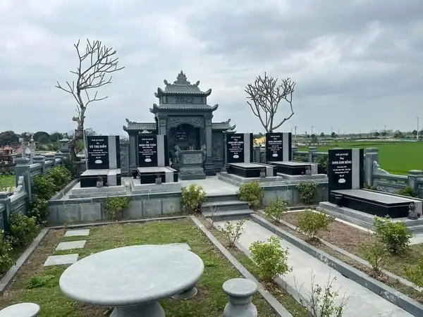bố trí lăng mộ trong nghĩa trang