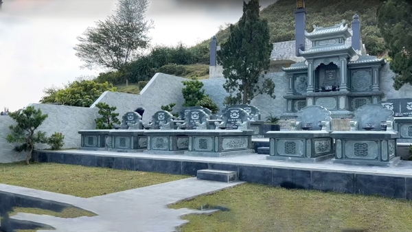 bố trí lăng mộ trong nghĩa trang