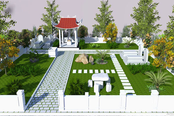 chi phí xây mộ đá