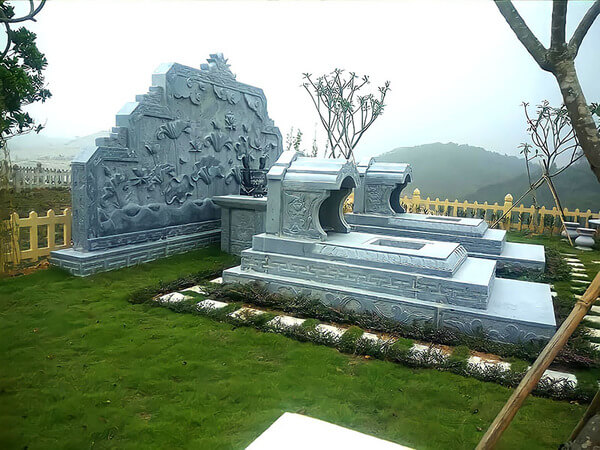 chi phí xây mộ đá