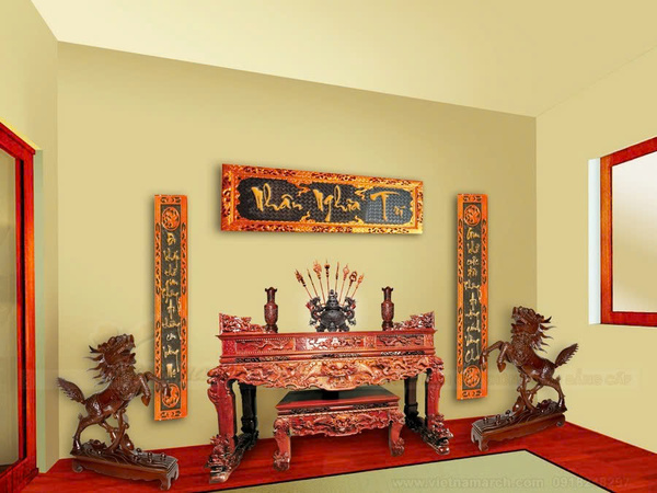 đặt bàn thờ gia tiên