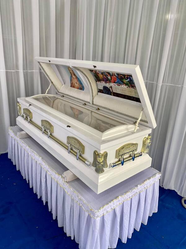 giá quan tài gỗ