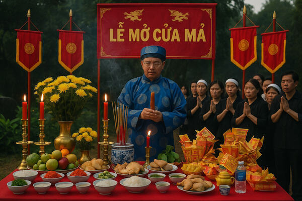 Hỏa táng có mở cửa mã không