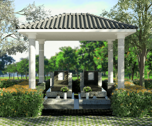 mẫu mộ xây đẹp