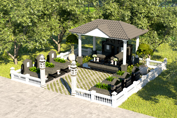 mẫu xây mộ đẹp