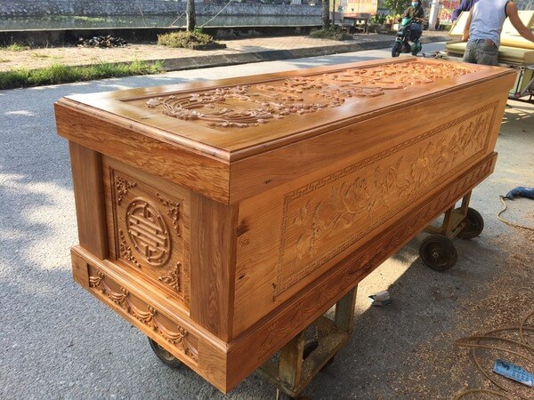quan tài gỗ