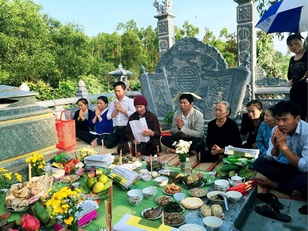 sắm lễ cúng xây mộ