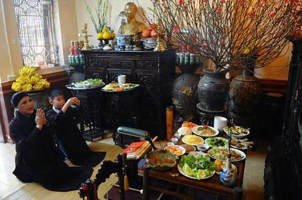 văn khấn cúng cơm gia tiên